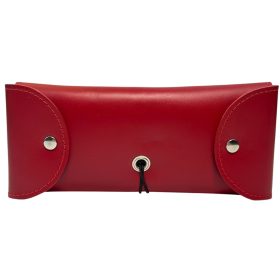 Blázek & Anni piros bőr szemüvegtok