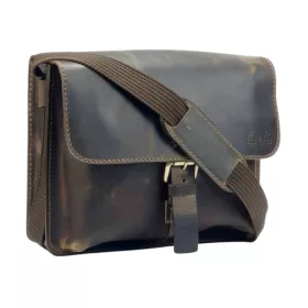   Blázek & Anni Vicenza sportos fazonú uniszex bőr oldaltáska, crossbody táska 32 x 25 cm