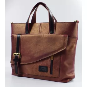   Blázek & Anni laptoprekeszes női bőr kézitáska 41 x 29 x 10 cm.