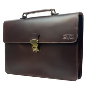   Blázek & Anni selyemfényű férfi bőr aktatáska, irattáska 38 x 26 cm