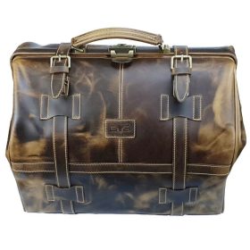   Blázek & Anni pull-up, antik hatású bőr utazótáska 52 x 37 cm