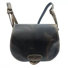   Blázek & Anni kisméretű pull-up bőr vadász táska, válltáska 24 x 18 cm