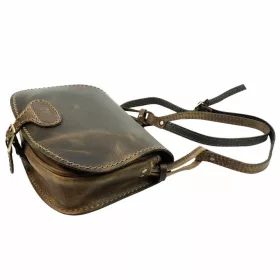   Blázek & Anni kisméretű pull-up bőr vadász táska, válltáska 24 x 18 cm