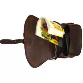   Blázek & Anni közepes méretű bőr vadász táska, válltáska 28 x 20,5 cm