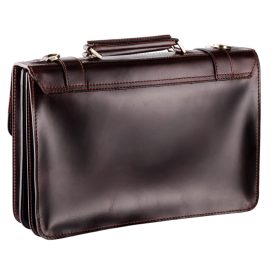   Blázek & Anni tolltartós óriás tripla férfi bőr aktatáska 42 x 28 cm