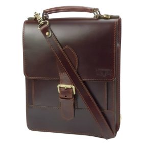 Blázek & Anni Genova férfi bőr oldaltáska 26 x 30 cm