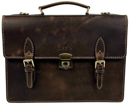 Blázek & Anni nagy nosztalgia férfi bőr aktatáska 39 x 28,5 cm