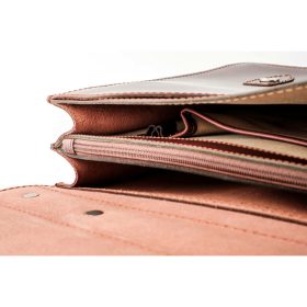   Blázek & Anni dupla rekeszes nosztalgia férfi bőr aktatáska 39 x 28,5 cm