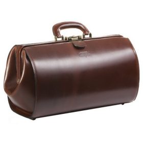   Blázek & Anni nagyméretű selyemfényű bőr orvosi táska 41 x 18 x 24 cm