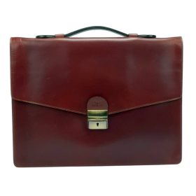   Blázek & Anni csúszó fogós férfi bőr irattáska, aktatáska 37 x 27,5 cm