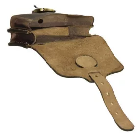 Blázek & Anni mini fekvő pull-up bőr övtáska 12 x 9 cm