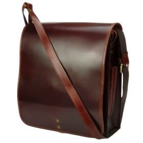   Blázek & Anni hosszú fedeles, bőr oldaltáska, válltáska 32 x 29,5 cm