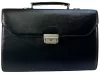 Blázek & Anni fekete bőr aktatáska 36 x 24 cm