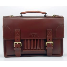   Blázek & Anni sarokdíszes férfi bőr aktatáska 38,5 x 25,5 cm