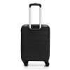 Bontour Spinner, fekete színű, keményfalú kabin bőrönd , 55 cm