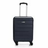 Bontour Spinner, kék színű, keményfalú kabin bőrönd , 55 cm