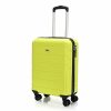 Bontour Spinner, lime-zöld színű, keményfalú kabin bőrönd, 55 cm