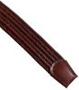 Rialto fonott bőr gumírozott férfi bőr öv, 130 cm