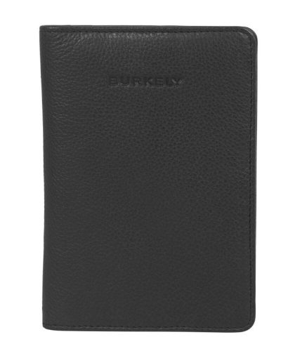 Burkely Croco Cassy fekete színű bőr útlevél- és kártyatartó RFID védelemmel