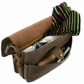   Blázek & Anni női bivalybőr vadásztáska, válltáska 32 x 20 cm