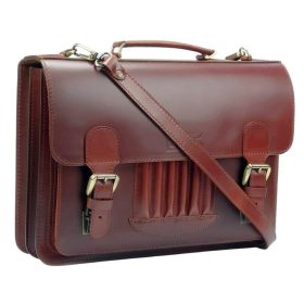   Blázek & Anni hat tolltartós válaszfalas férfi bőr aktatáska 41 x 29 cm.