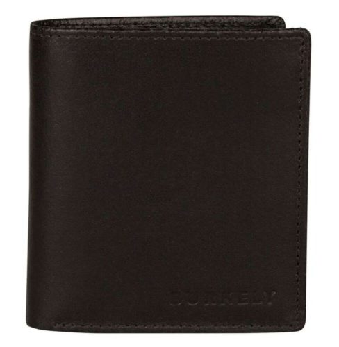 Burkely Vintage Dave Hoge Billford fekete színű, bőr pénztárca, RFID védelemmel