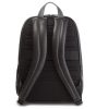 Piquadro luxus minőségű fekete bőr hátizsák, 15" laptop rekesszel   41,5 x 31 cm