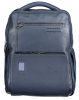 Piquadro luxus minőségű sötétkék bőr hátizsák, 15" laptop rekesszel   44 x 33 cm