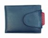 Choice kék-piros női bőr pénztárca, kivehető kártyatartóval
