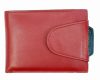 Choice piros-kék női bőr pénztárca, kivehető kártyatartóval
