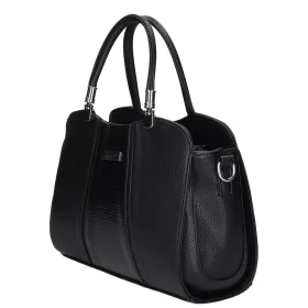   Karen D-341 fekete női kézitáska, vállpánttal 30 x 23 x 11 cm