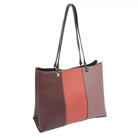   David Jones sötétbarna női rostbőr kézitáska, válltáska