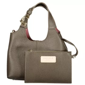   Coccinelle C-Easy sötét taupe női marhabőr hobó válltáska 20 x 15 x 13 cm