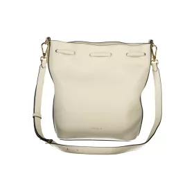   Coccinelle Beat Generation fehér bőr bucketbag, vödörtáska 27 × 21 × 14 cm