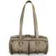 Coccinelle Mavery Pocket taupe női bőr válltáska 30 x 14 x 14 cm