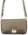 Coccinelle U4K C-Me Lock sötét taupe női bőr válltáska, oldaltáska 20 x 12 x 4 cm