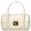 Coccinelle U4K C-Me Lock törtfehér női marhabőr kézitáska 20 x 11 x 6 cm