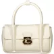 Coccinelle U4K C-Me Lock törtfehér női marhabőr kézitáska 20 x 11 x 6 cm