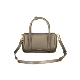   Coccinelle U4K C-Me Lock sötét taupe bőr női kézitáska, oldalpánttal 20 x 11 x 6 cm