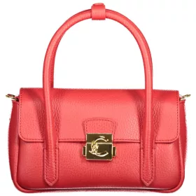   Coccinelle U4K C-Me Lock piros női marhabőr kézitáska 20 x 11 x 6 cm