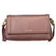Coccinelle Thess mokkabarna női bőr oldaltáska, crossbody 20 x 12 x 7 cm