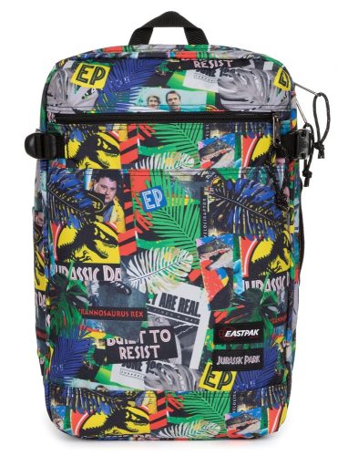 Eastpak Transit'r Pack Jurassic park mintás hátizsák, utazótáska, 16" laptoptartóval