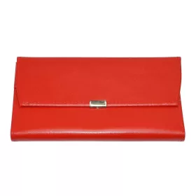 Piros 4 zsebes pincér,  taxis pénztárca 20 cm