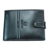 Emporio Valentini átfogópántos fekete férfi bőr pénztárca 12,5x9,5 cm