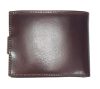 Emporio Valentini átfogópántos barna férfi bőr pénztárca 12 x 9 cm