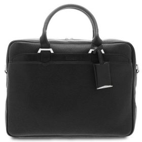 Giudi fekete, bőr laptoptartó, irattáska