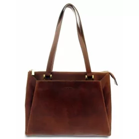 Giudi barna női bőr válltáska