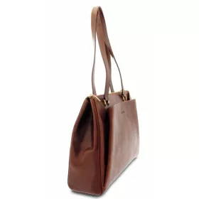 Giudi barna női bőr válltáska