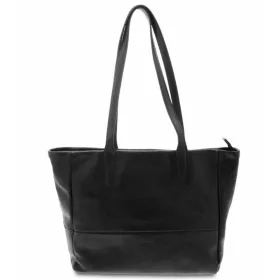 Giudi fekete női bőr válltáska