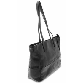 Giudi fekete női bőr válltáska